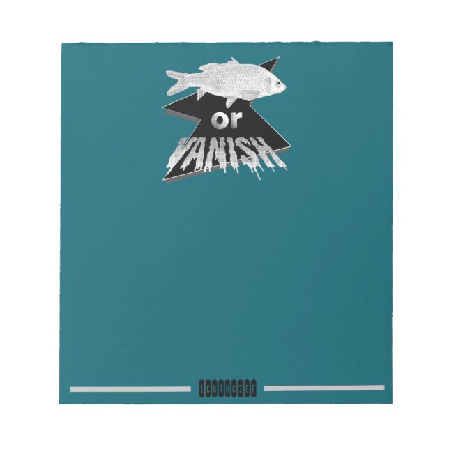 Bloc-notes poisson ou poisson (Devant)