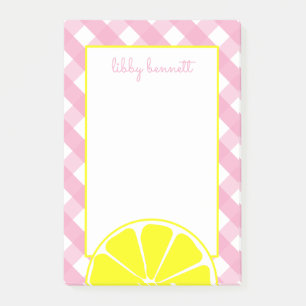 Bloc-notes Post-it personnalisé à la limonade ro