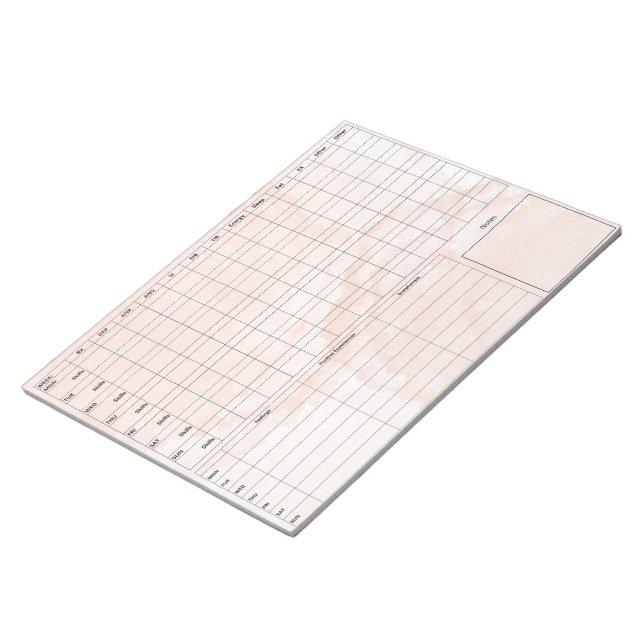 Bloc-notes pour carte laitière DBT - 40 feuilles r (Incliné)