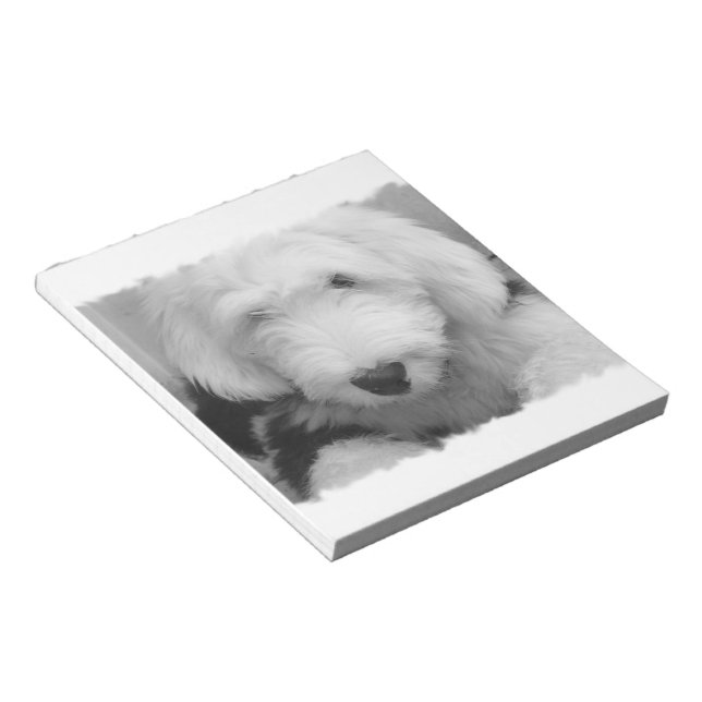 Bloc-notes pour chien mouton (Incliné)