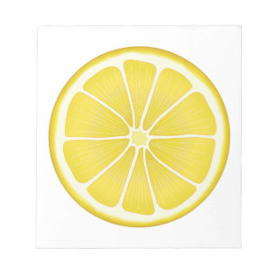 Bloc-notes pour citron soleil d'été