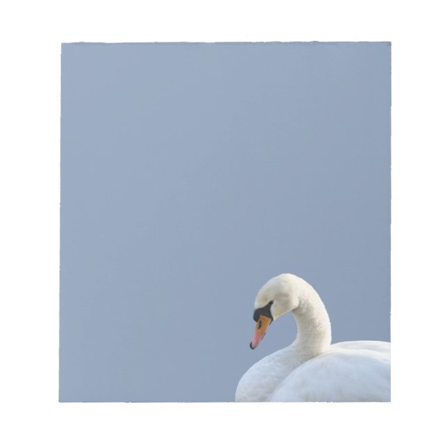 Bloc-notes pour cygne blanc (Devant)