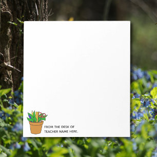 Bloc-notes pour enseignant avec personnalisation d