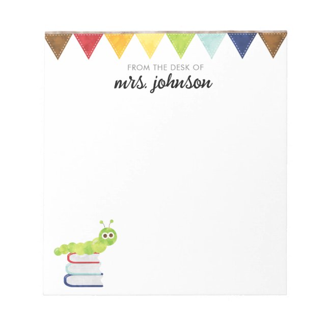 Bloc-notes pour enseignants (Devant)