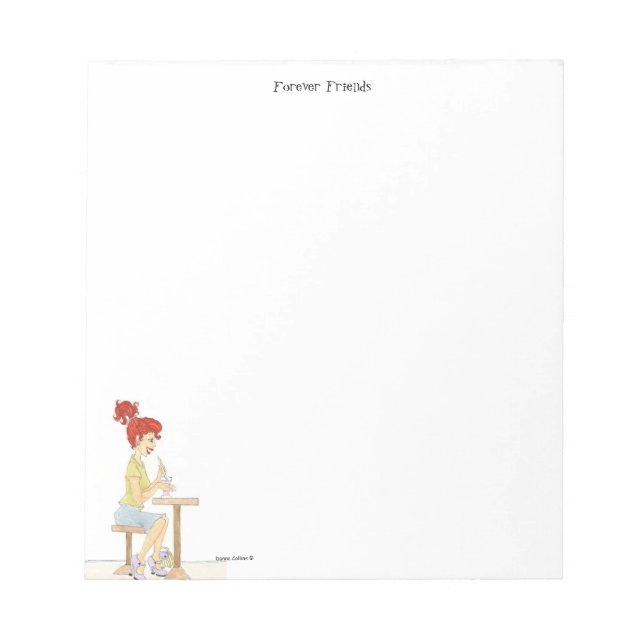 Bloc-notes pour filles Soda pour les amis (Devant)