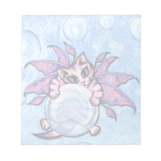 Bloc-notes pour Imaginaire de chat de fée de bulle