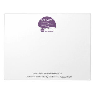 Bloc-notes pour Kim Rose National NOW