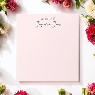 Bloc-notes pour la beauté féminine rose vif