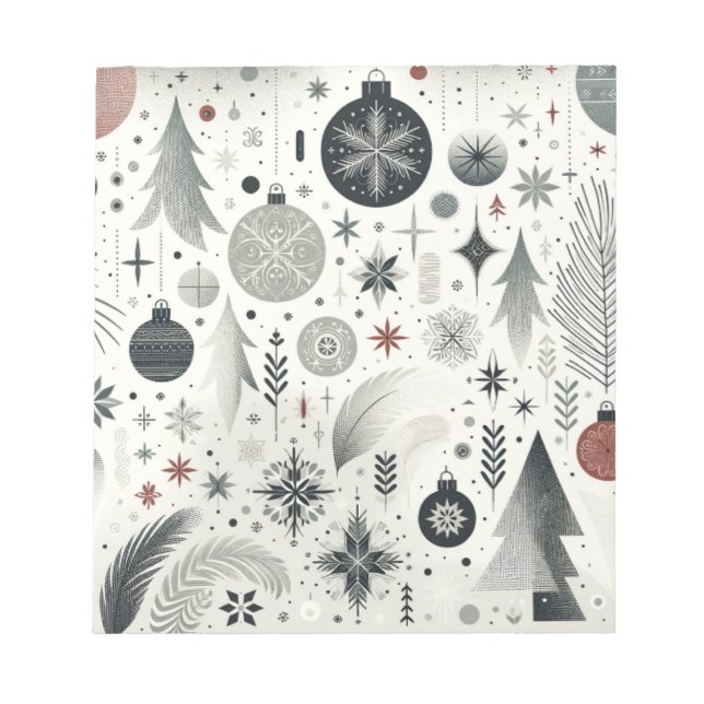 Bloc-notes pour l'ambiance de Noël (Devant)