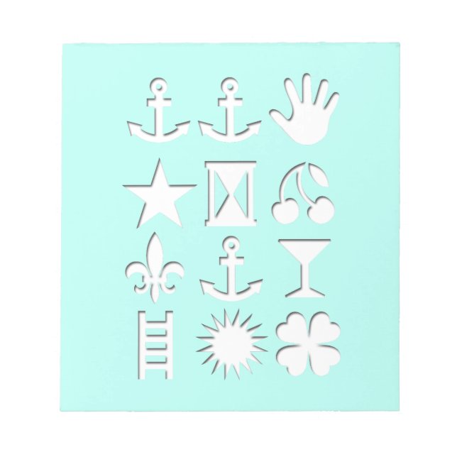 Bloc-notes pour l'amitié des messages codés en ble (Devant)