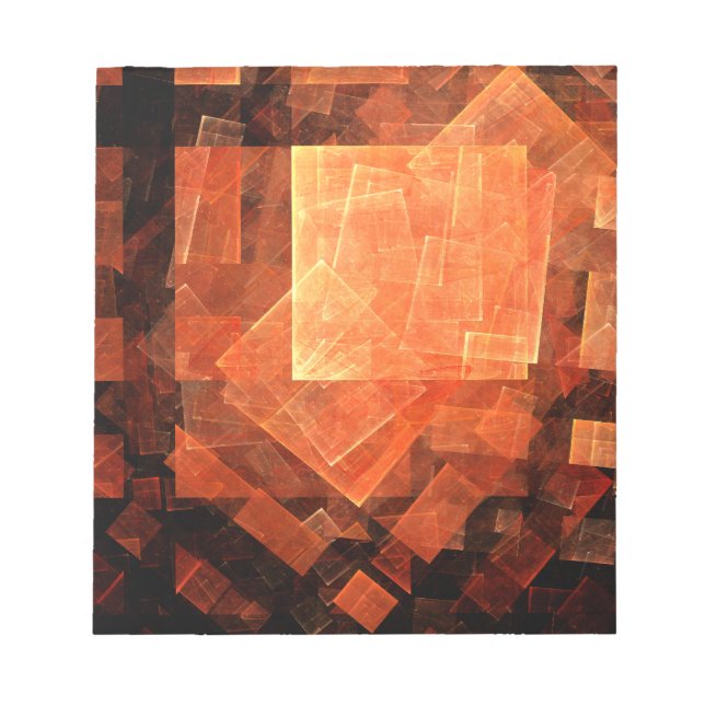 Bloc-notes pour l'art Abstrait de la fenêtre (Devant)