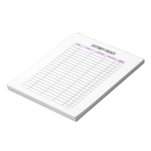 Bloc-notes pour le gestionnaire de suivi des clien