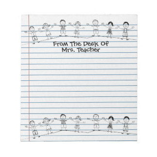 Bloc-notes pour les enfants de l'école mignonne