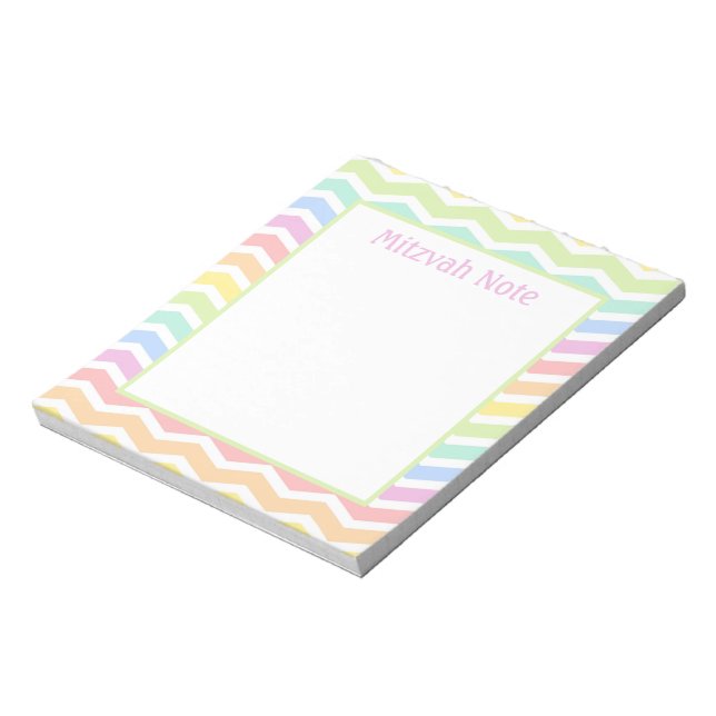 Bloc-notes pour les notes de Mitzvah (Tourné)