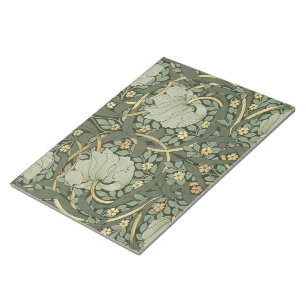 Bloc-notes pour Motif Vintage William Morris Pimpe