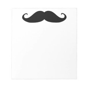 Bloc-notes pour moustache !
