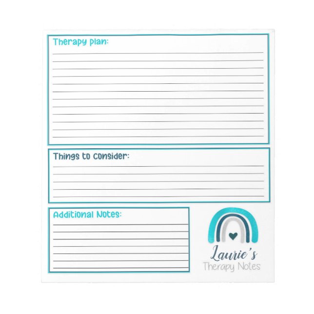 Bloc-notes pour pédiatrie - 5x5" x6" 40 pages (Devant)