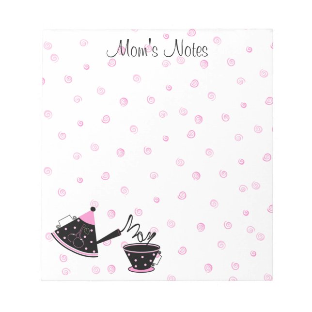 Bloc-notes pour thé de maman (Devant)
