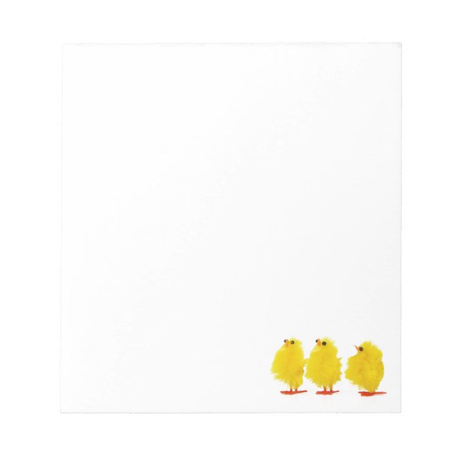 Bloc-notes Poussins de Pâques (Devant)