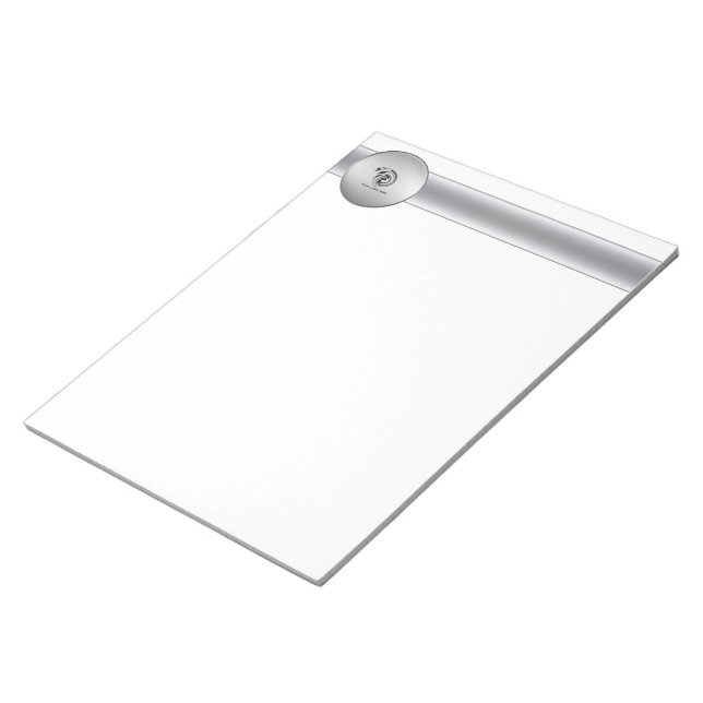 Bloc-notes professionnel Logo personnalisé (Incliné)