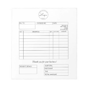 Bloc-notes professionnel personnalisé