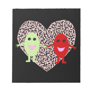 Bloc-notes Raisins en amour