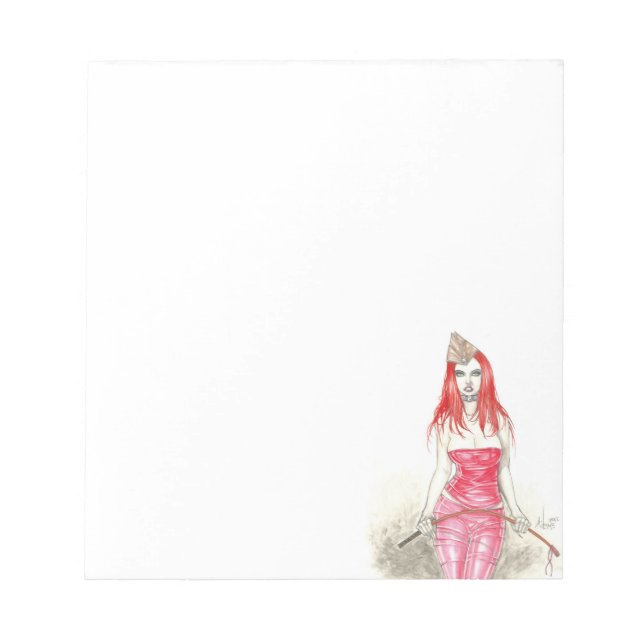 Bloc-notes Red Phoenix Rising (Devant)