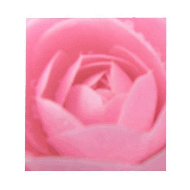 Bloc-notes rose Camellia (Devant)