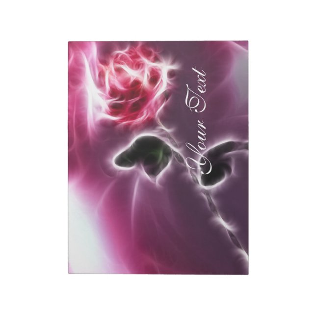 Bloc-notes rose Imaginaire ésotérique (Tourné)