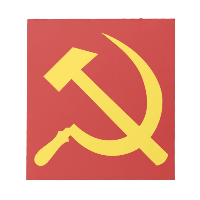 Bloc-notes russe marteau et faucille (Devant)