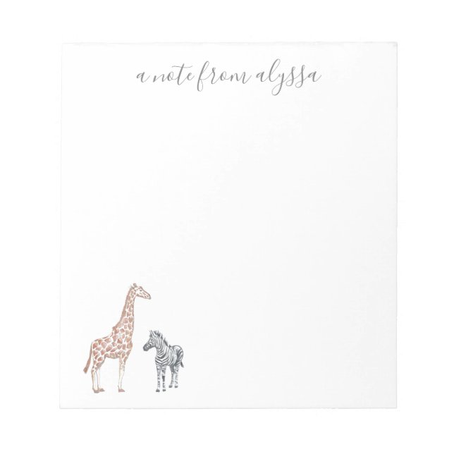 Bloc-notes Safari (Devant)