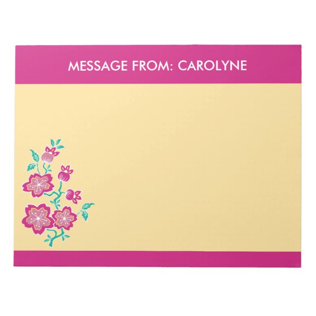 Bloc-notes Sakura Floral Batik (Devant)