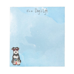 Bloc-notes Schnauzer d'été