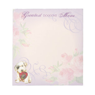Bloc-notes Sealyham Terrier Heart Mom