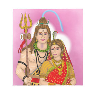 Bloc-notes Shiva Parvati
