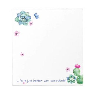 Bloc-notes Succulent