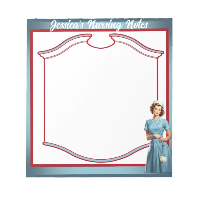 Bloc-notes sur la mère et l'infirmière (Devant)