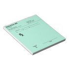 Bloc-notes sur ordonnance personnalisé - RX pour m