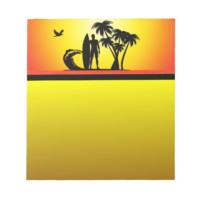 Bloc-notes surfer (Devant)