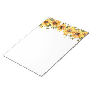 Bloc-notes tournesol