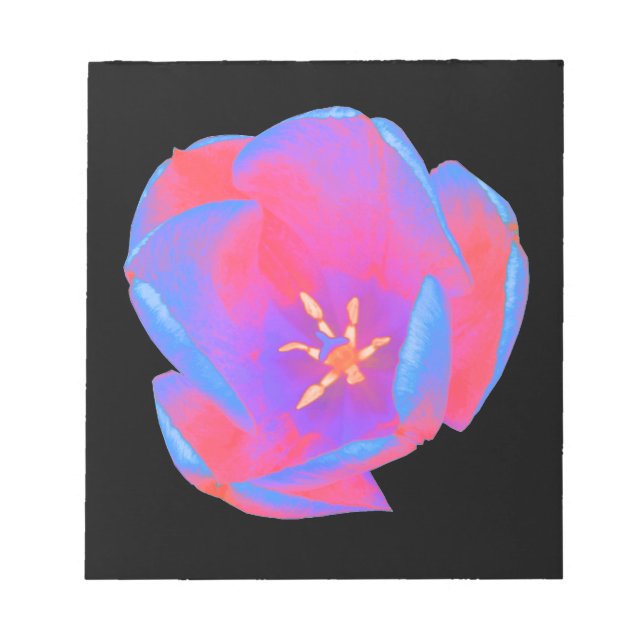 Bloc-notes Tulipe fluorescent (Devant)