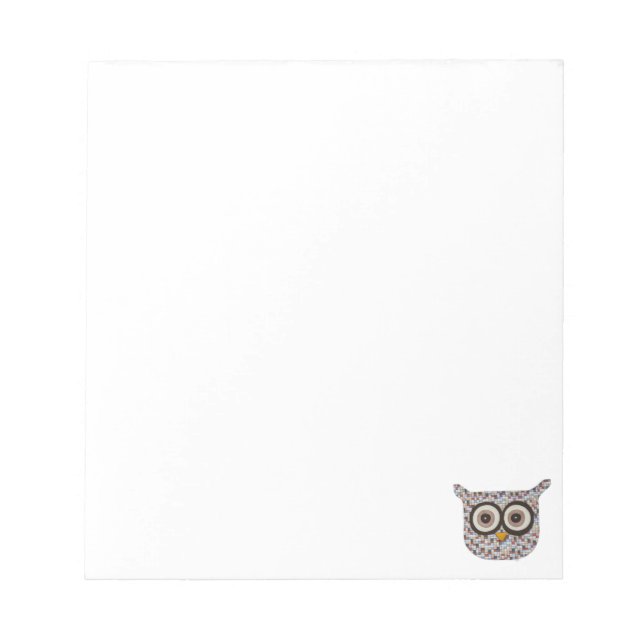 Bloc-notes Tweed Owl (Devant)