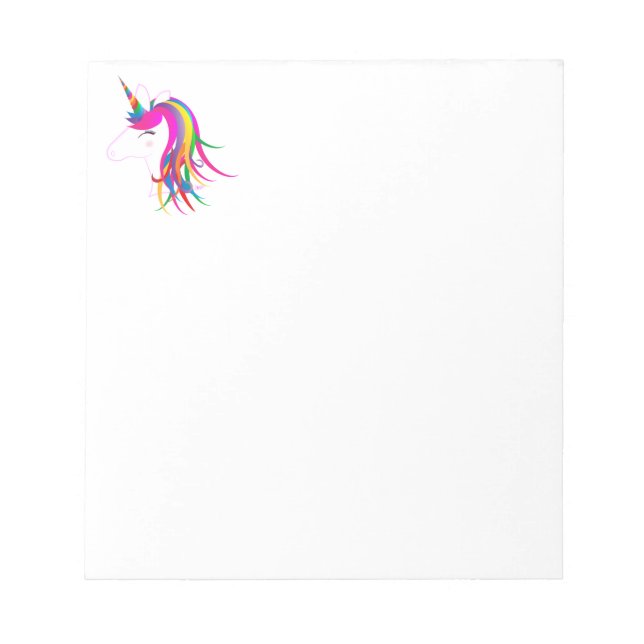 Bloc-notes Unicorne (Devant)