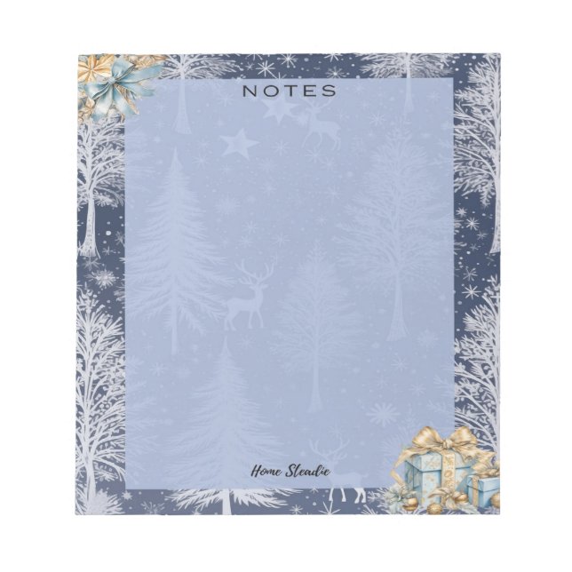 Bloc-notes vierge Forêt Enchantée (Devant)