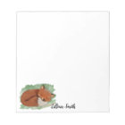 Bloc-notes Watercolor Fox