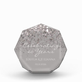 Bloc Photo 60e anniversaire de diamant personnalisé Gardien