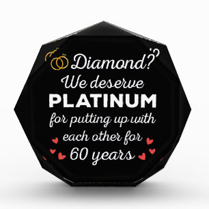 Bloc Photo 60ème anniversaire du Mariage I - Diamond Funny Co