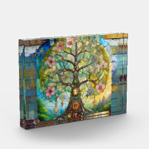 Bloc Photo 7 Chakra Fleurissant Arbre De Vie