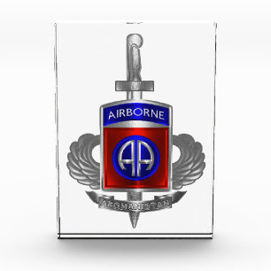 Bloc Photo 82e division aéroportée Afghanistan Dagger 