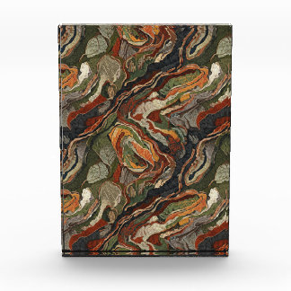 Bloc Photo Abstract Earth Tone Swirl Pattern